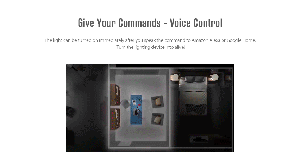 voice control lighting