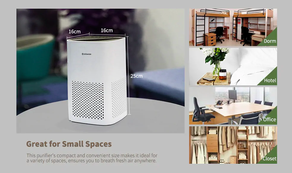 air purifier small space usage
