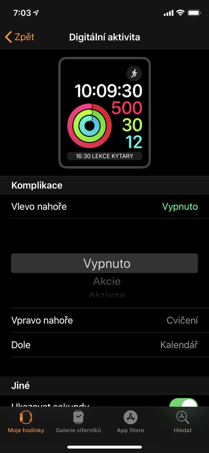 apple watch digital activity