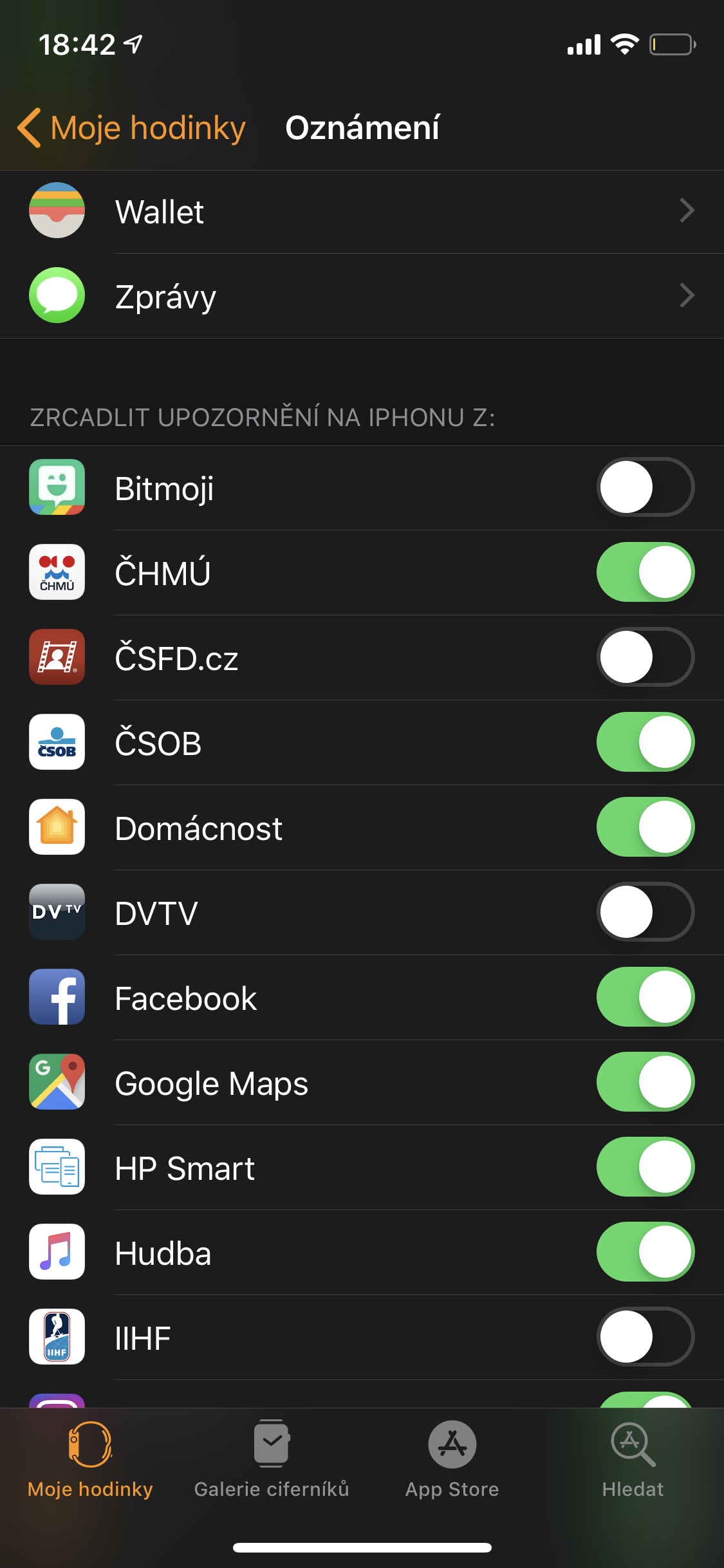 apple watch notification mirroring