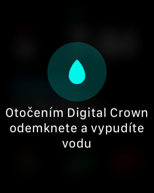 apple watch water lock