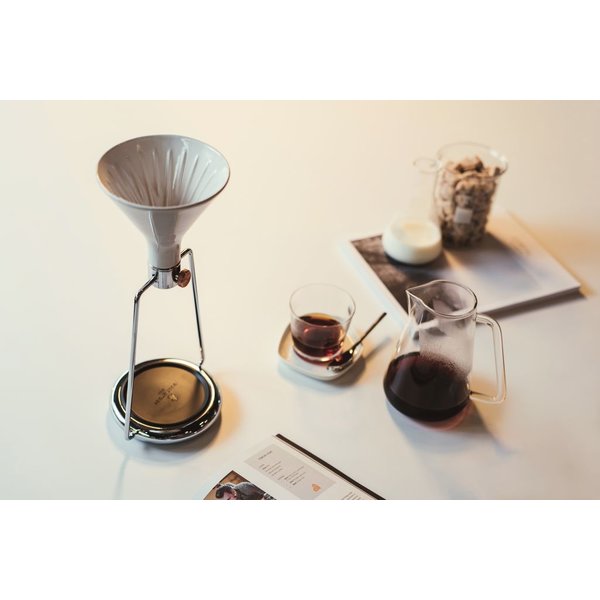 coffee brewing setup
