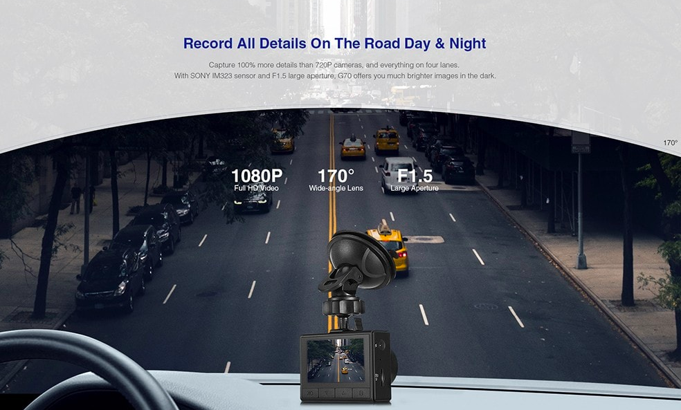 dashcam road details