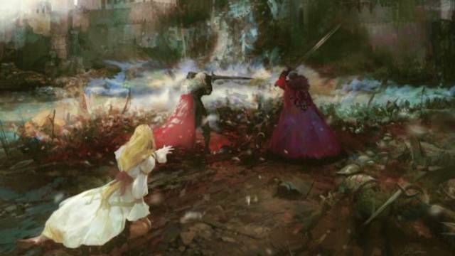 fantasy battle scene