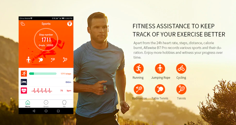 fitness tracking smartwatch