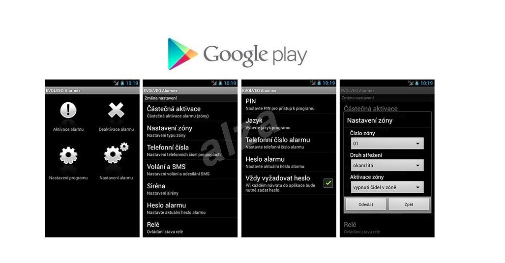 google play app interface