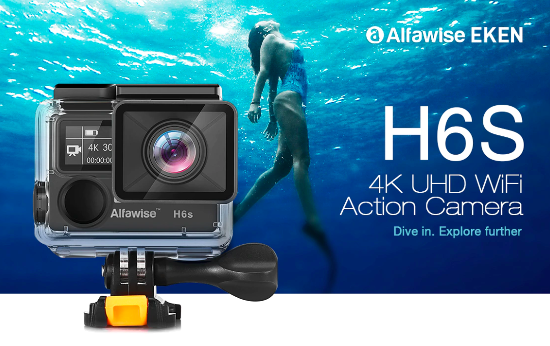 h6s action camera underwater