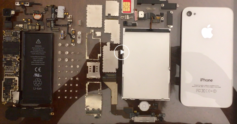 iphone components layout