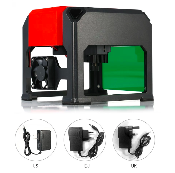 laser engraver with plug options