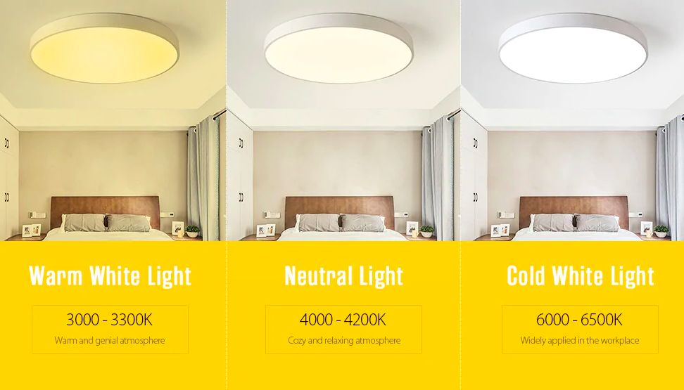 lighting color temperature comparison