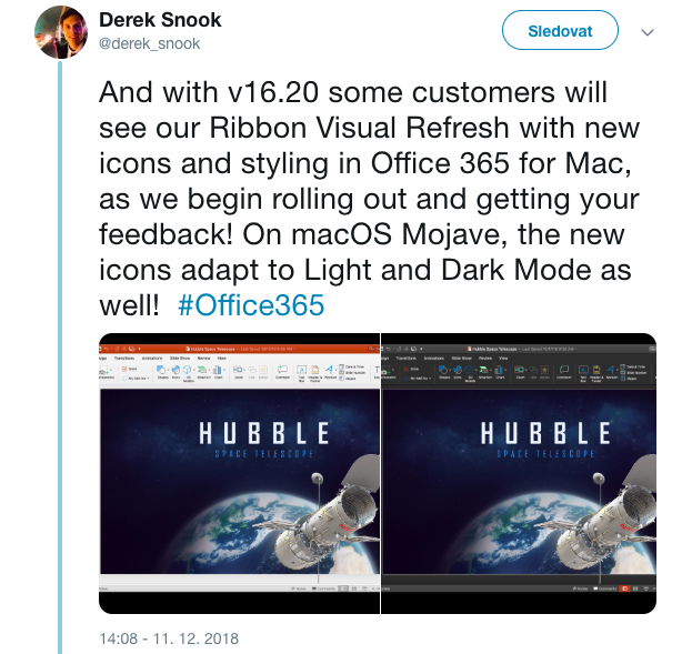 office 365 ribbon visual refresh