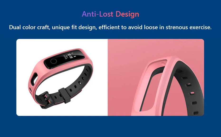 pink smart band design