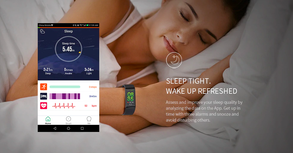 sleep monitoring smartwatch