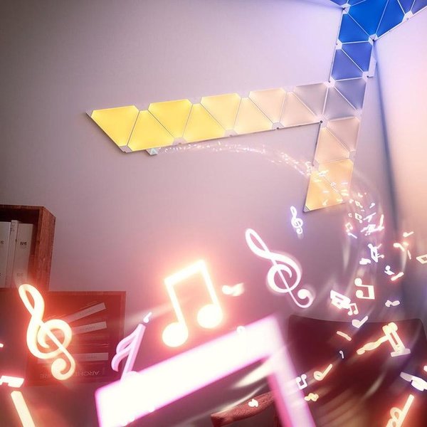 smart light panels music visualization