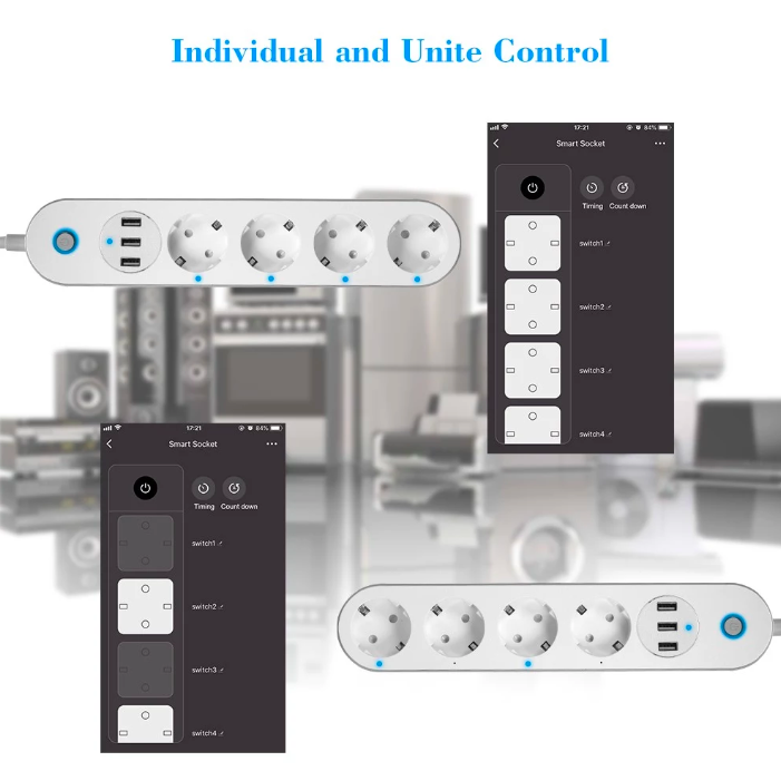 smart power strip control options