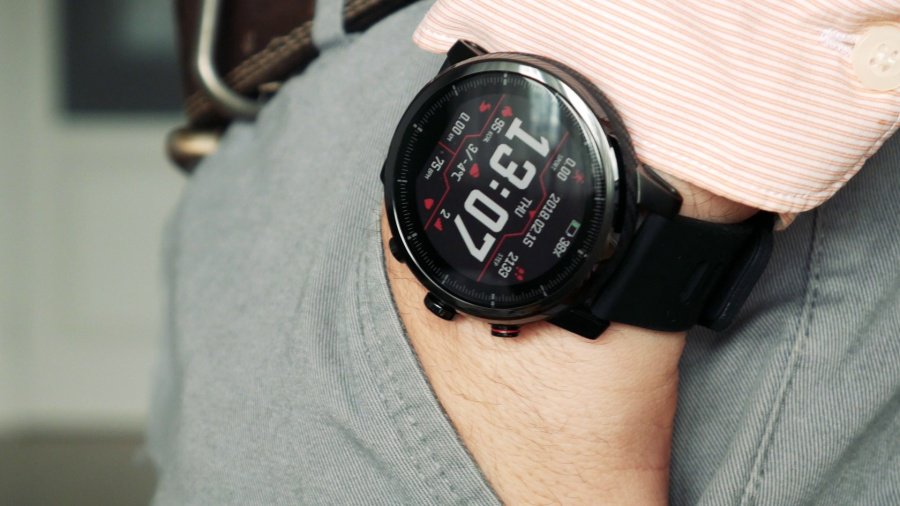 smartwatch on wrist