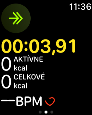 smartwatch timer and calories