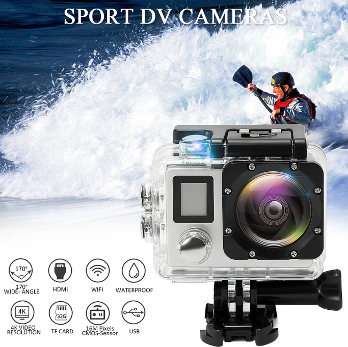 sport dv camera surfing