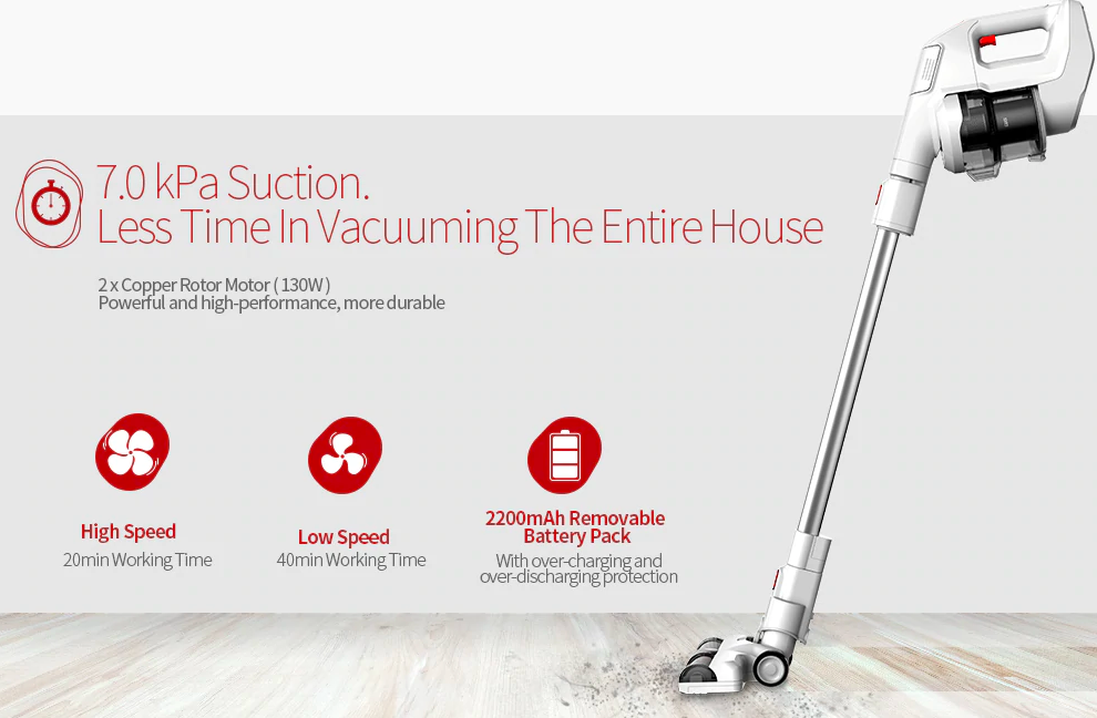 vacuum cleaner suction power