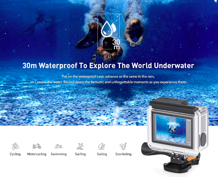 waterproof camera underwater