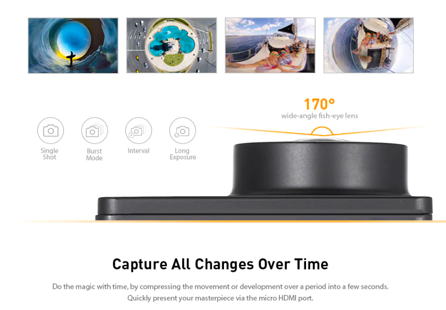 wide angle lens capture