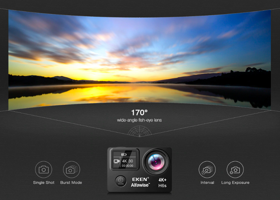 wide angle sunset capture