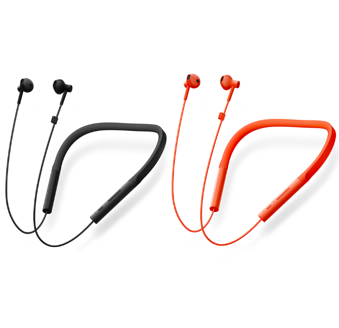 wireless earphones black and orange