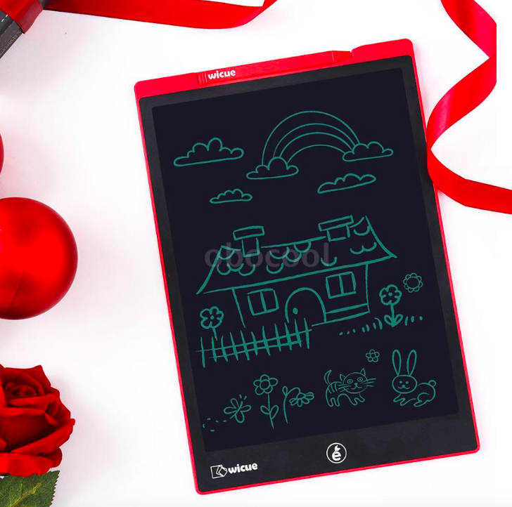 decorative digital tablet with drawing