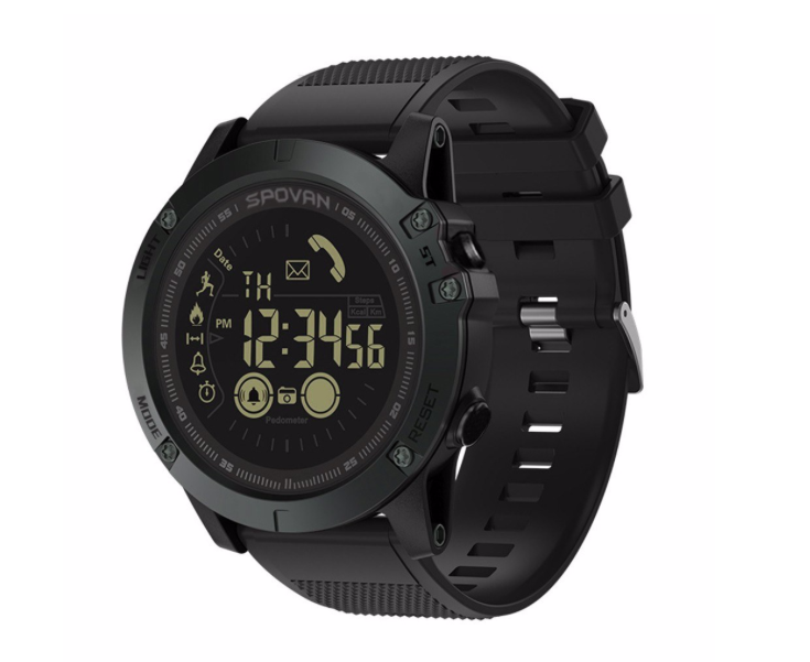 digital watch angle view