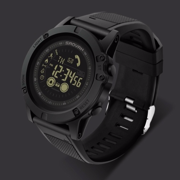 digital watch dark background