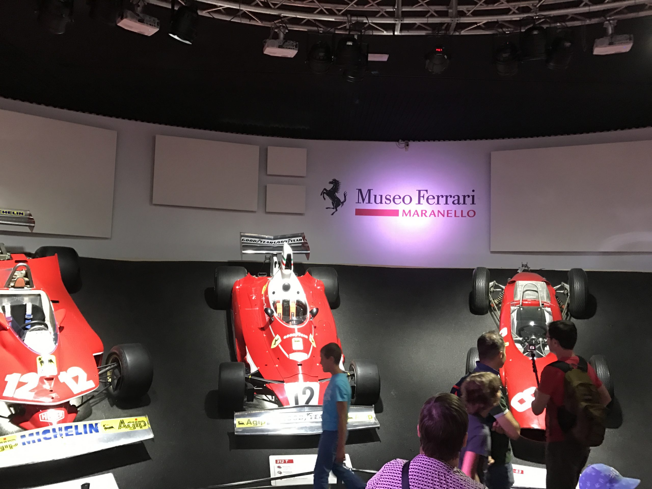 ferrari museum cars display