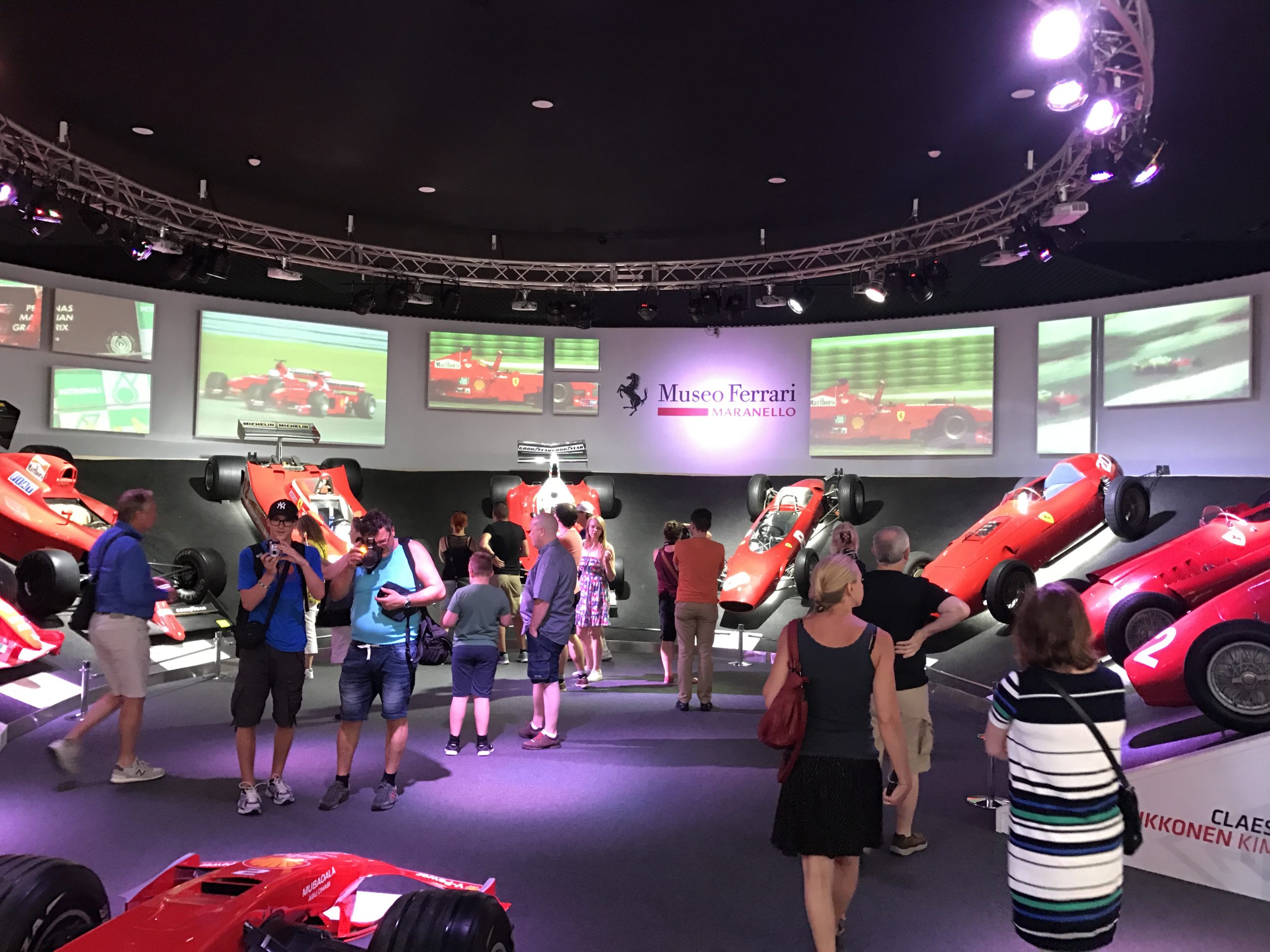 ferrari museum exhibit