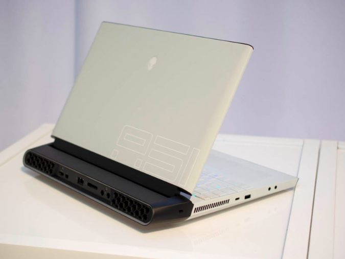 gaming laptop back view