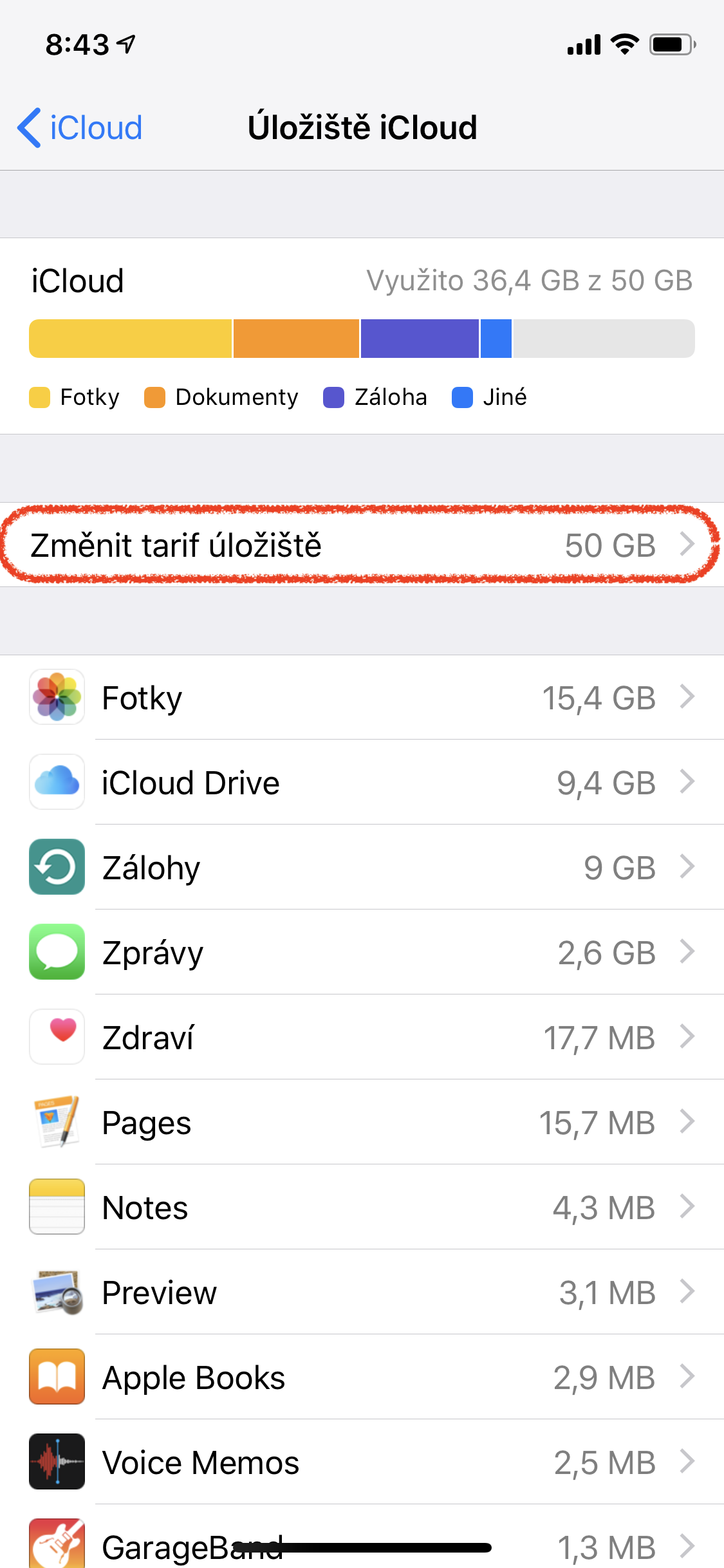 icloud storage options