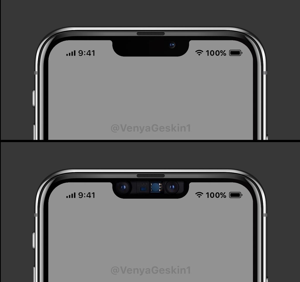 iphone notch design comparison