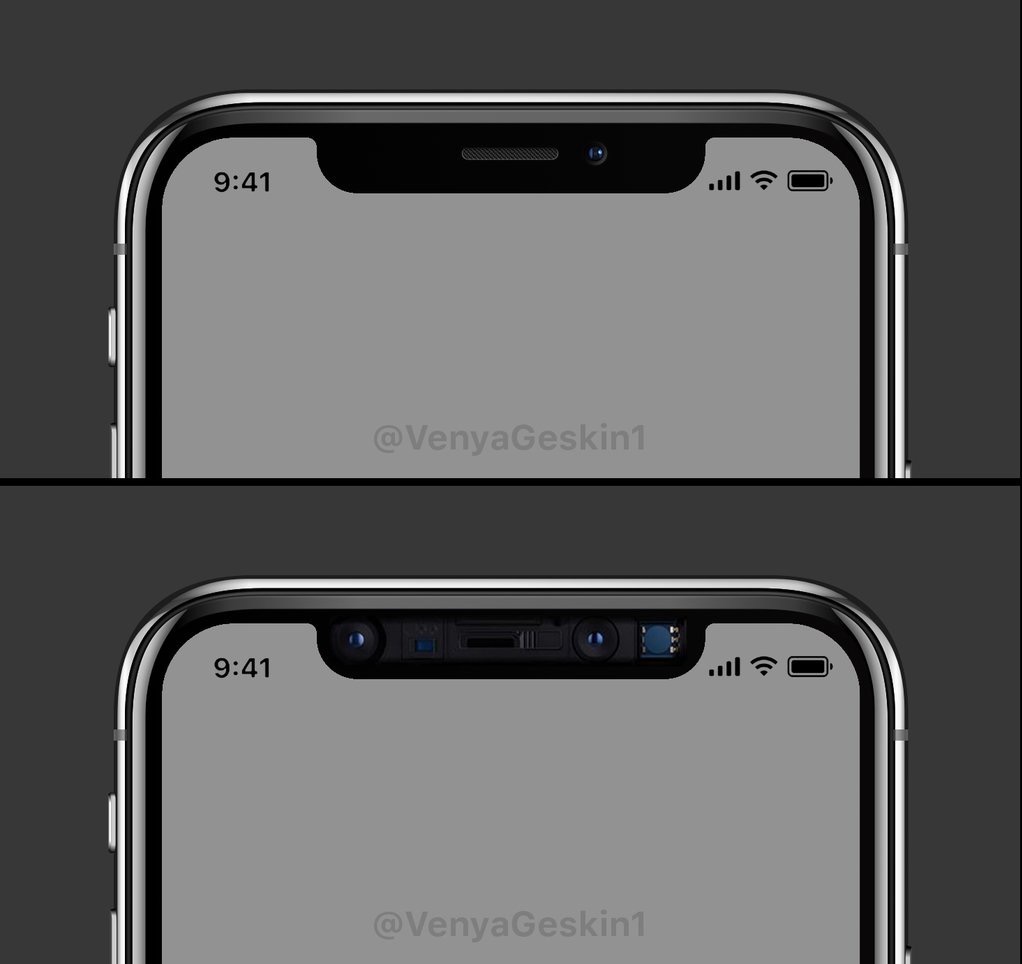 iphone notch design variation