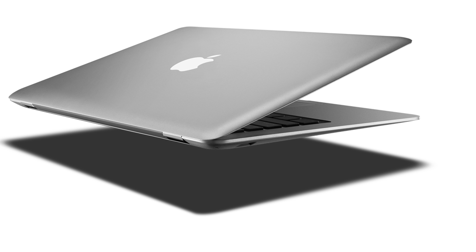 macbook air half open