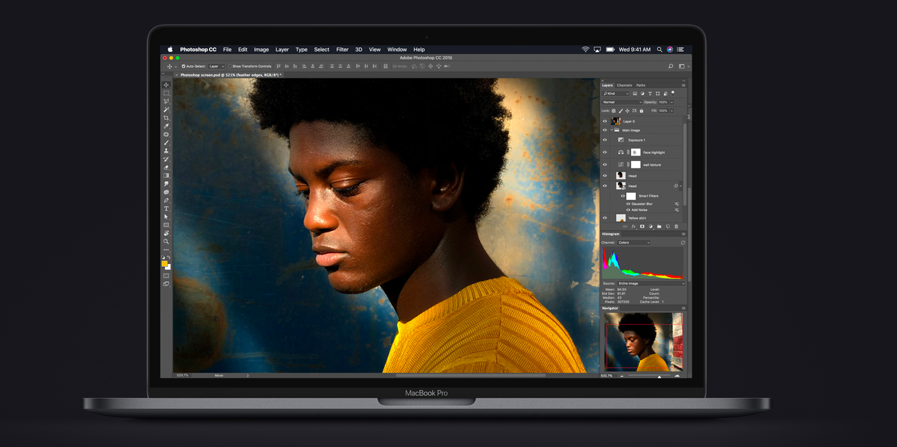 macbook pro photoshop editing