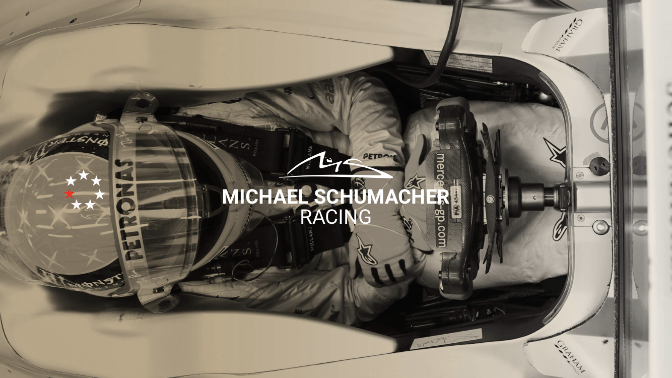 michael schumacher racing poster