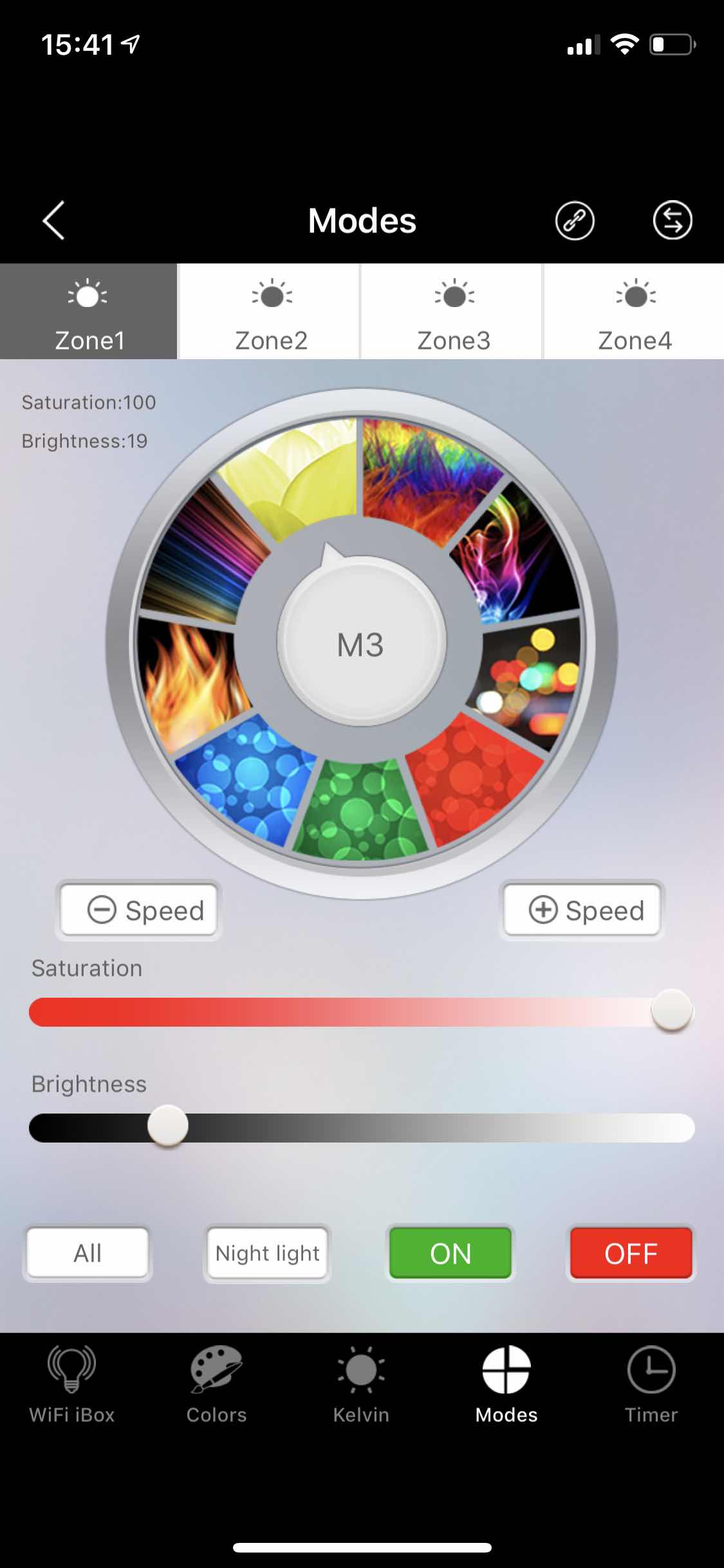 modes saturation control