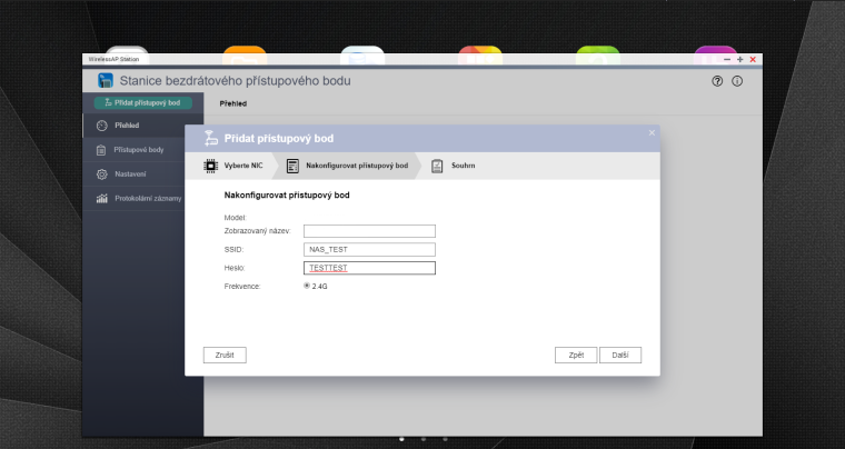 network setup details