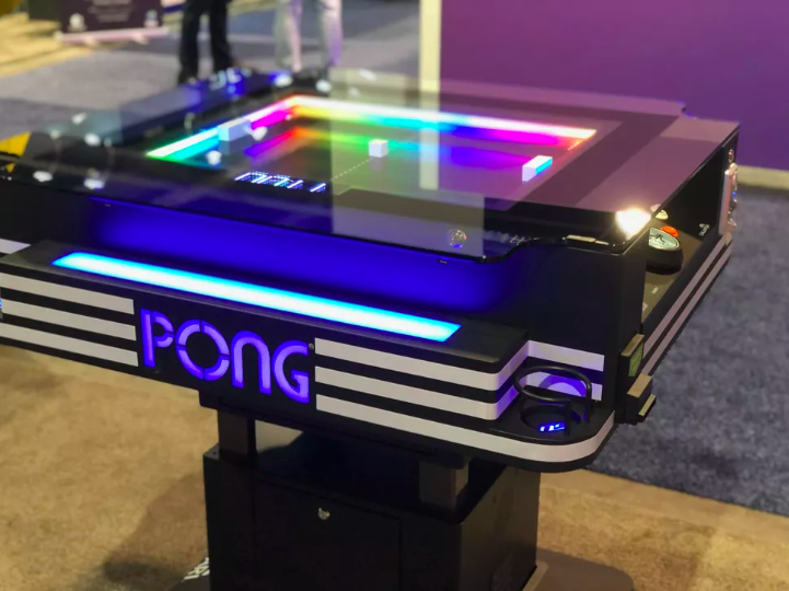 retro pong table