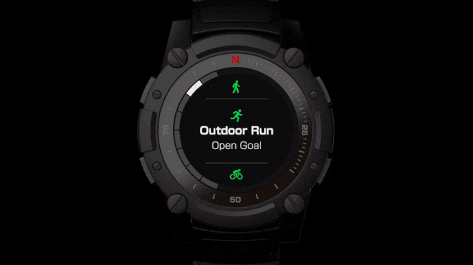 smartwatch outdoor run mode
