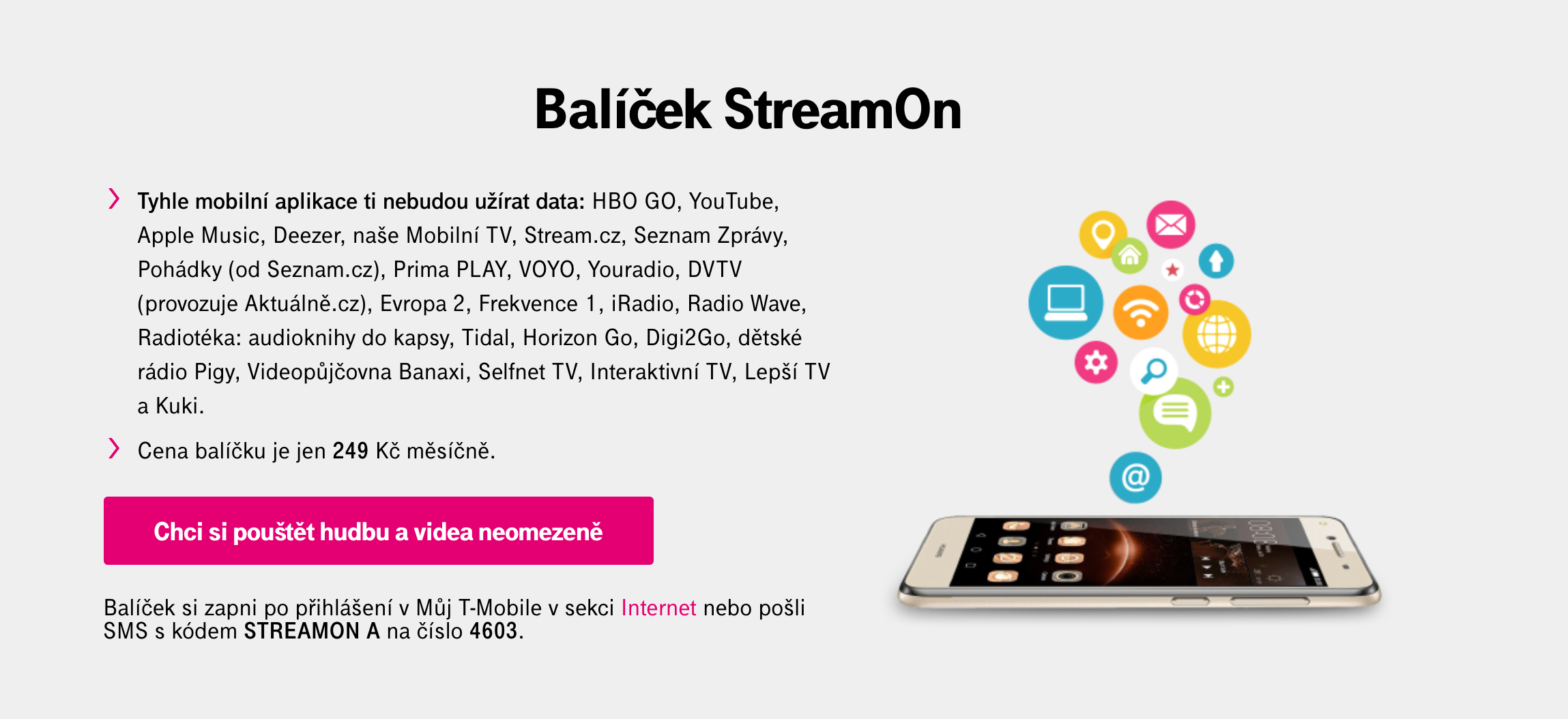 streamon mobile apps promotion
