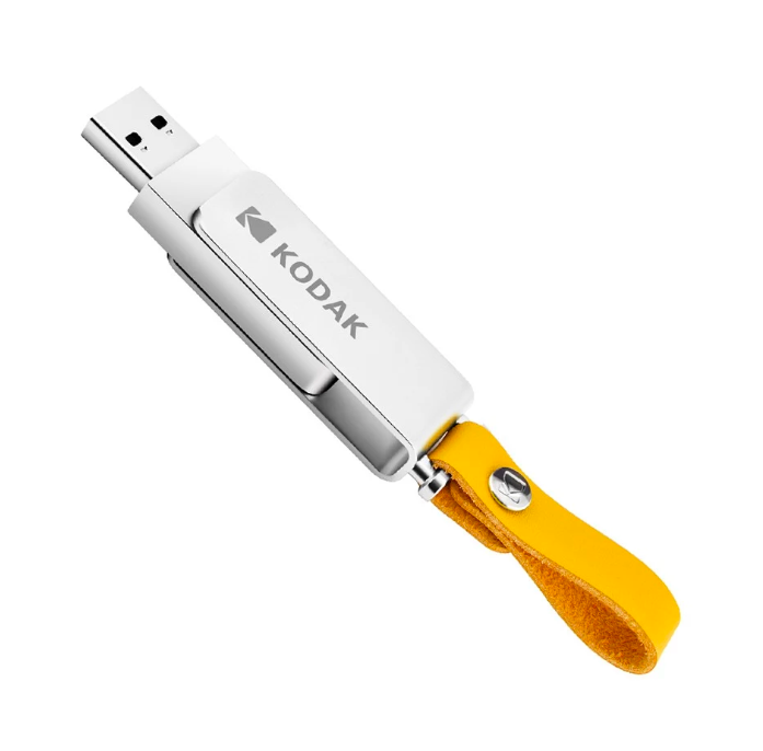usb flash drive yellow strap