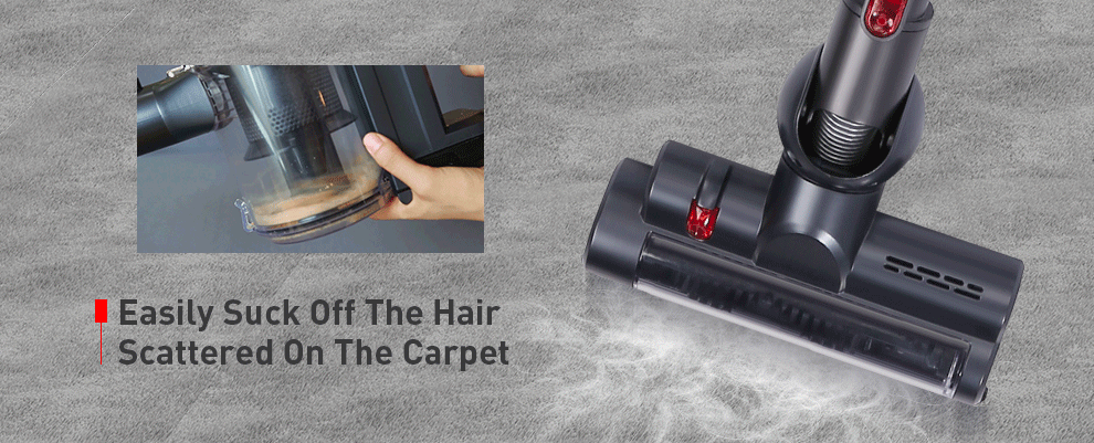 vacuum cleaner carpet hair removal