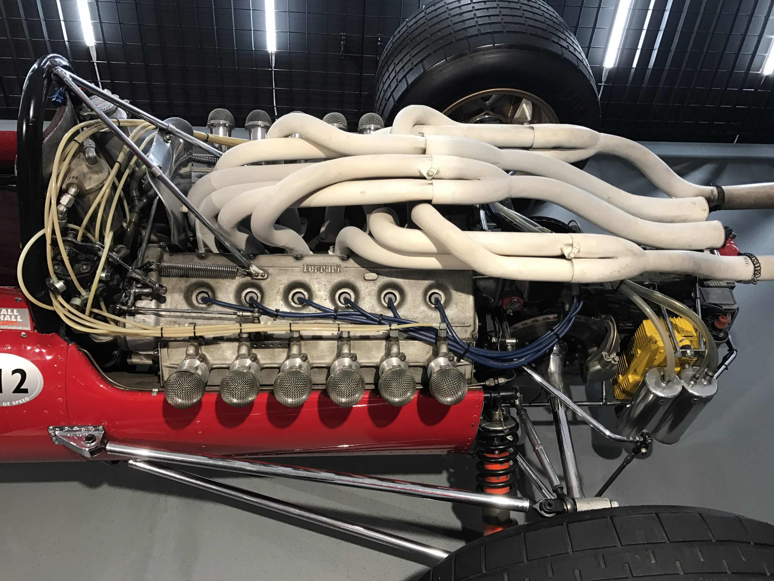 vintage racing car engine