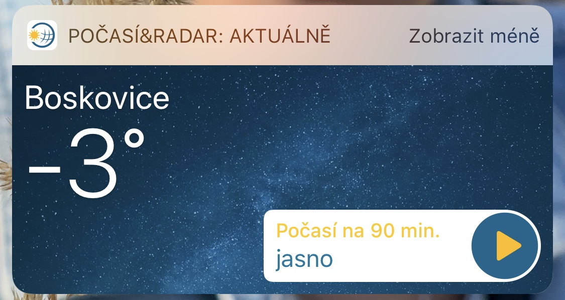 weather update boskovice