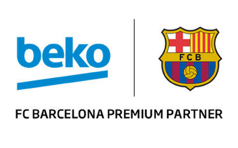 beko fc barcelona partnership logo