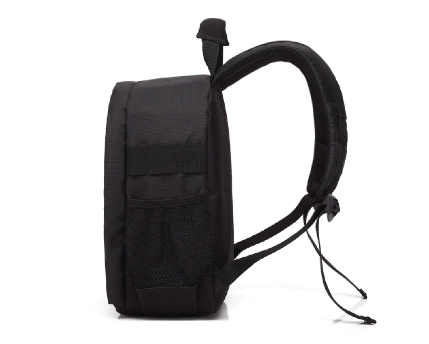 black backpack side view